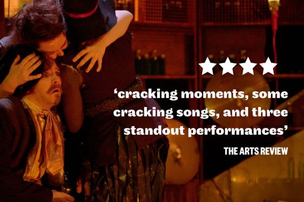 "cracking moments, cracking songs and three standout performances"
